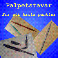 Palpetstavar f�r att hitta punkter